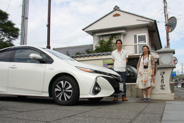 望月宿の一角です。中山道の宿場町で昔の建物も残っていました。