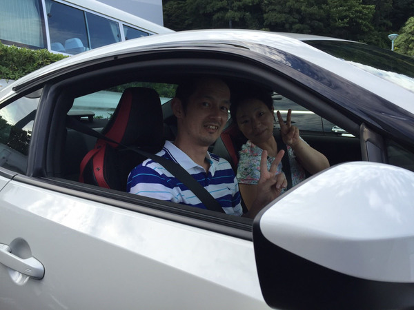 夫婦でドライブ