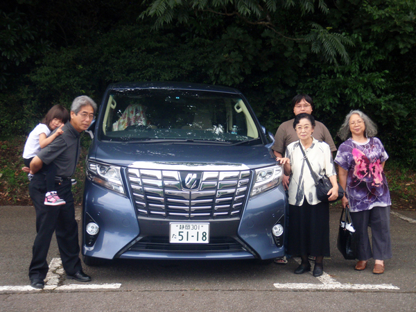アニマルキングダムの駐車場にて。
