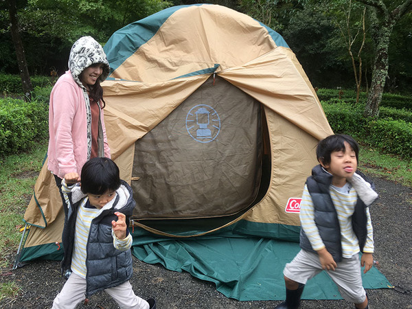 テントできたよ!