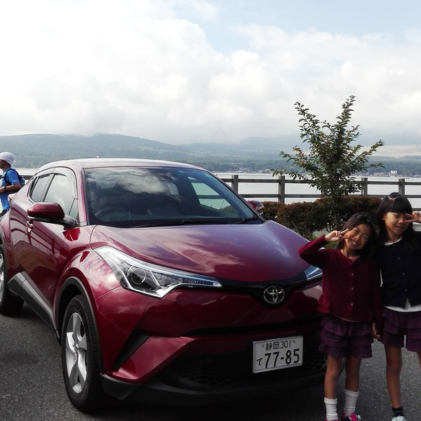 2日目。山中湖に晴れ間がのぞきました。