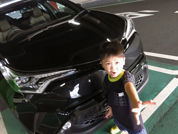 借りたその日に車と一緒に撮りました
