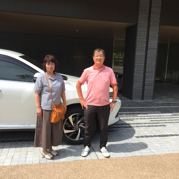 ホテル出発前に