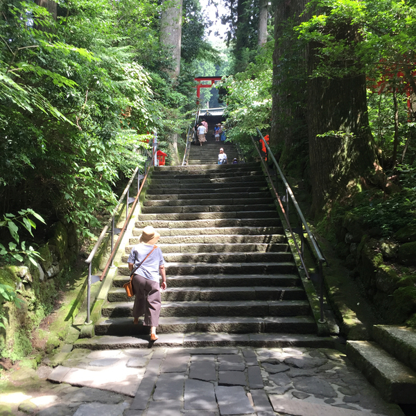 箱根神社で
