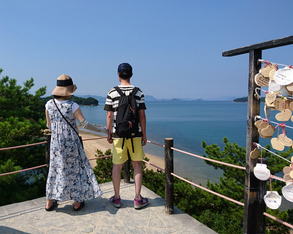 エンジェルロード、おなかのエンジェルを連れて