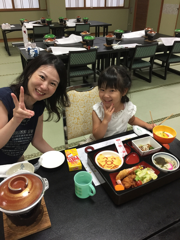 旅館での美味しい夕飯