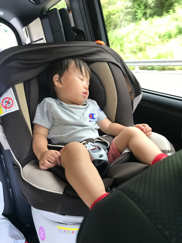 車内が快適で熟睡