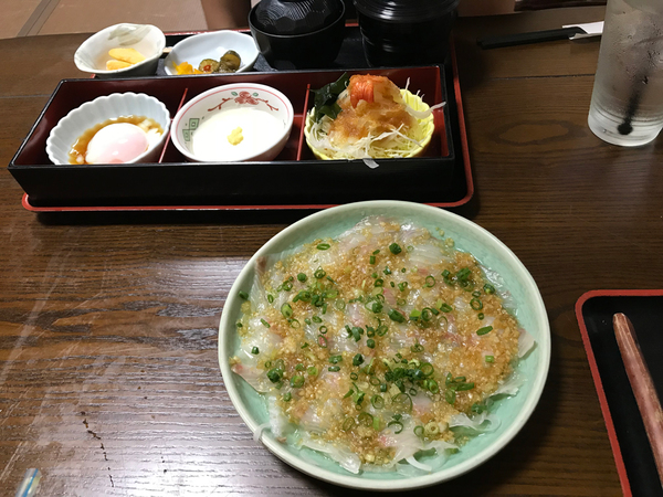 ガーリックのカンパチ