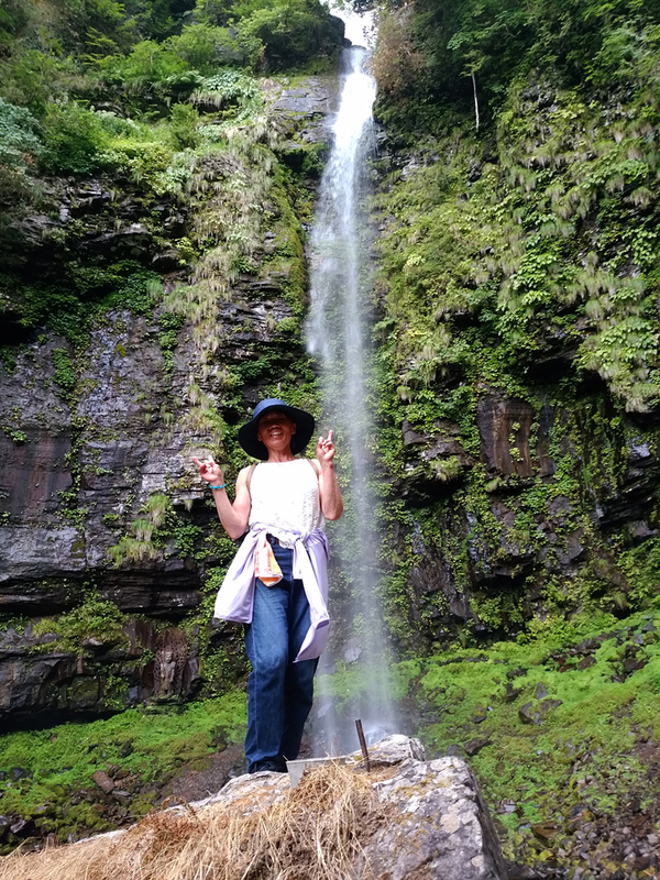 初日の目的の阿弥陀ヶ滝