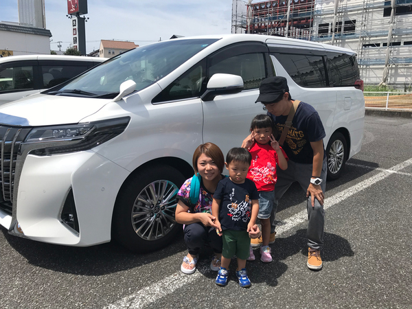 夢を叶えてくれたアルファードとお別れ…寂し過ぎて、子どもの顔が…。笑 ありがとうアルファード!!