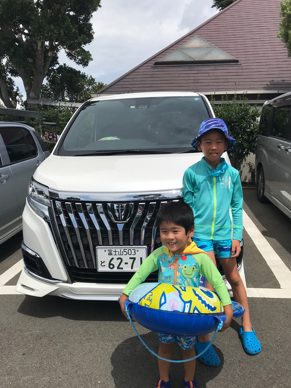 ぐらんぱる公園駐車場到着