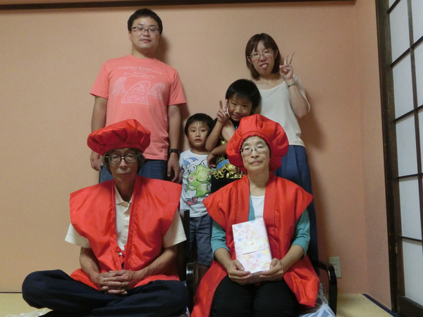 3世代で還暦のお祝い