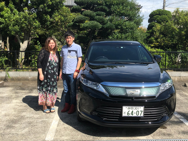 出発前自宅駐車場にて