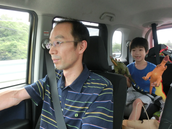 パパ、運転ご苦労様!