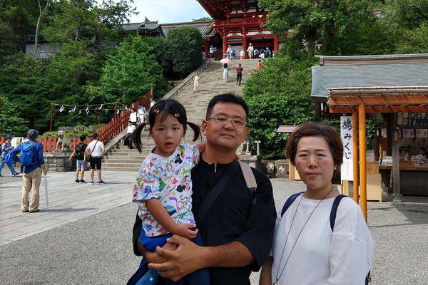 鶴岡八幡宮にて