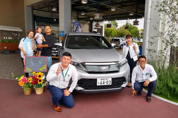 出発式、トヨペットのスタッフさんと☆