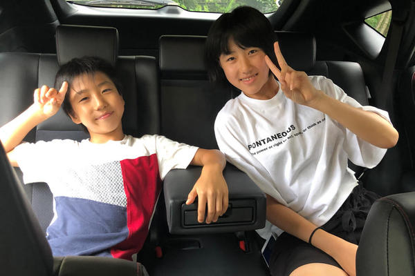 車内は広々空間!
