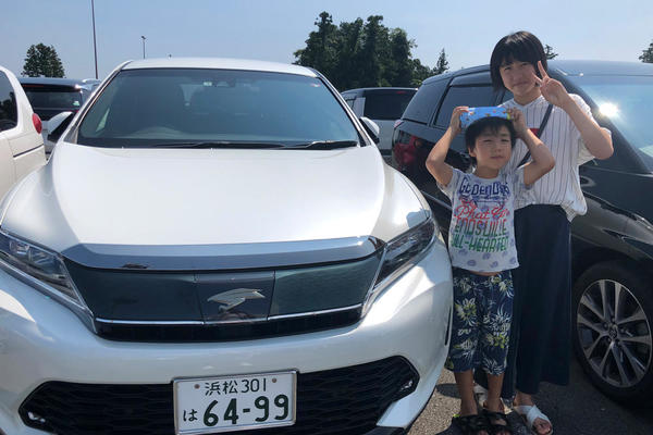 お世話になったハリアー。私たち家族とハリアーの距離がグーンと縮まりました。