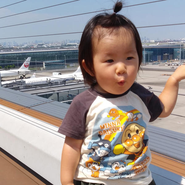 大好きな飛行機を目の前で見ました～