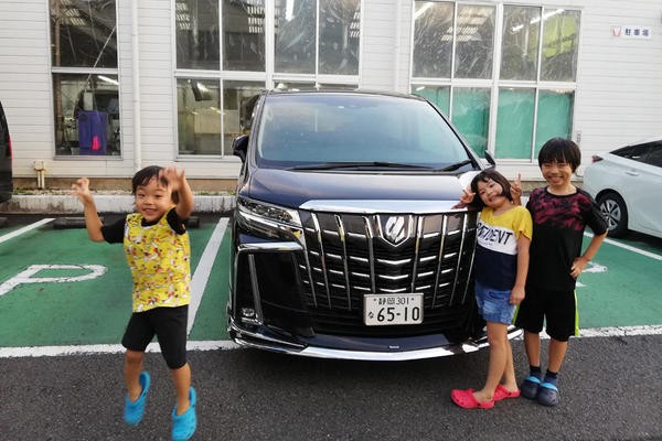ついにアルファードとさようならの日。楽しい夏の思い出をありがとう!