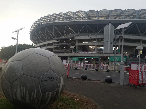 カシマサッカースタジアム。