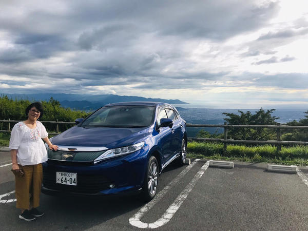 箱根峠で途中休憩