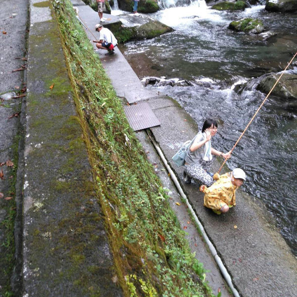 釣り対決の敗者