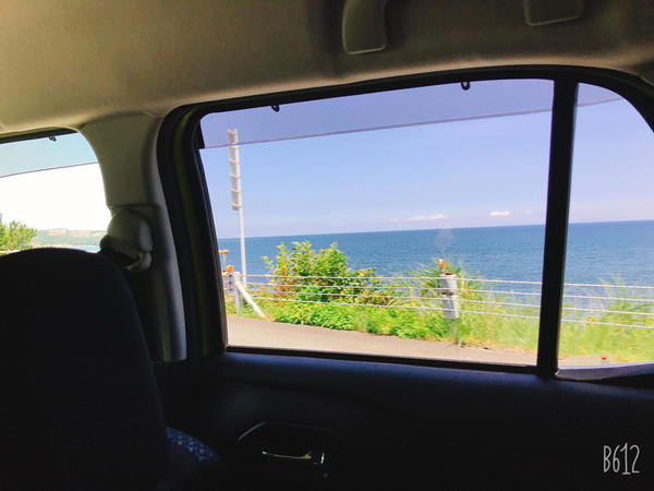 車からの海も良かったです