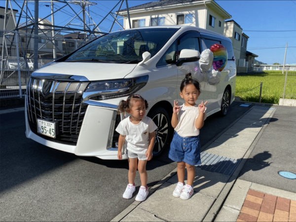 出発前にハイチーズ!