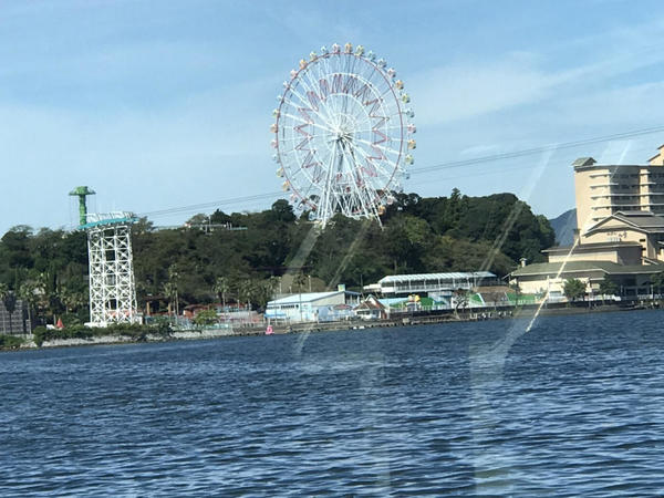 浜名湖遊覧船の中から