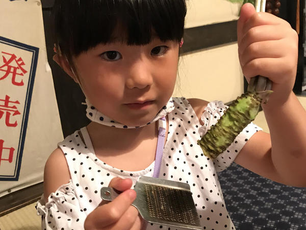 本わさび食べれないけどおろせるよ