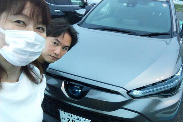 夫婦で乗車しました