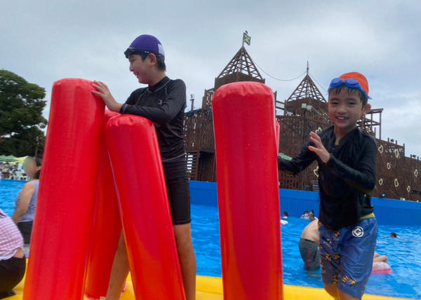 プールも最高!気持ちよかった