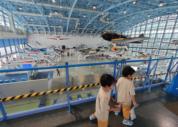 エアーパーク、カッコいい飛行機がいっぱい