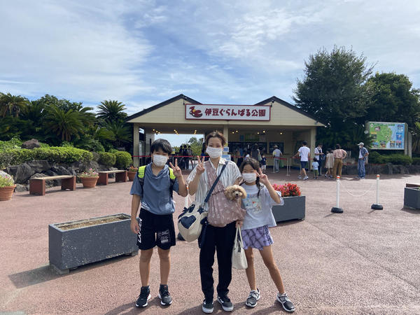 愛犬も一緒にぐらんぱる公園へ
