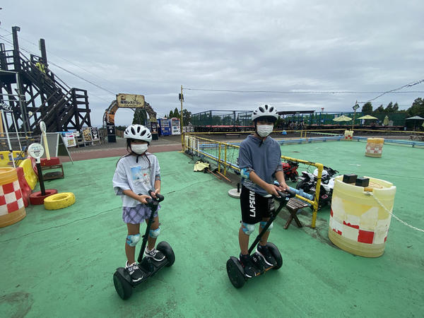 子供達はセグウェイ初体験