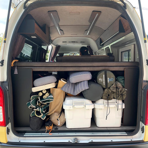 荷物もたくさん積み込めました！