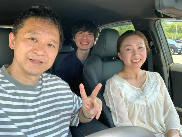 久しぶりに長男と一緒の家族旅行