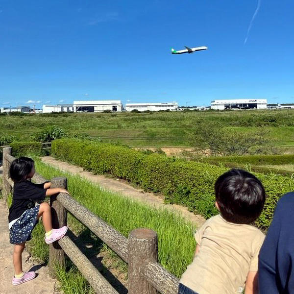 飛び立つ飛行機