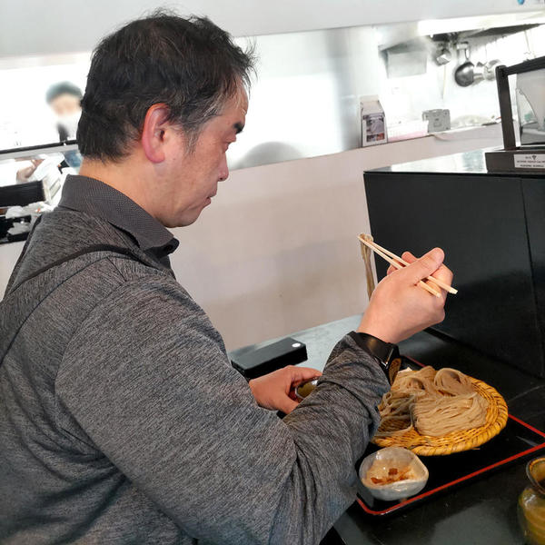 念願の戸隠そば。空腹だから、美味しさも倍増！