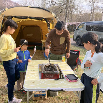 5人家族キャンプin長野・乗鞍高原～ハイエースを遊びつくす！車中泊もするぞ！～ 富士市　 T.S様