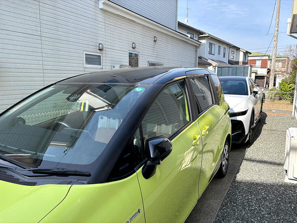 シエンタと車幅違うけど、頑張って停められた！