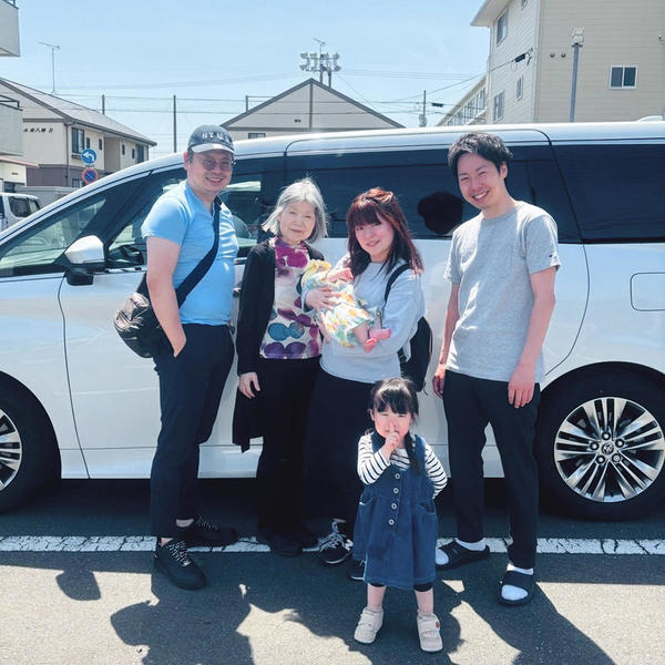 親族も車内を楽しんでいました
