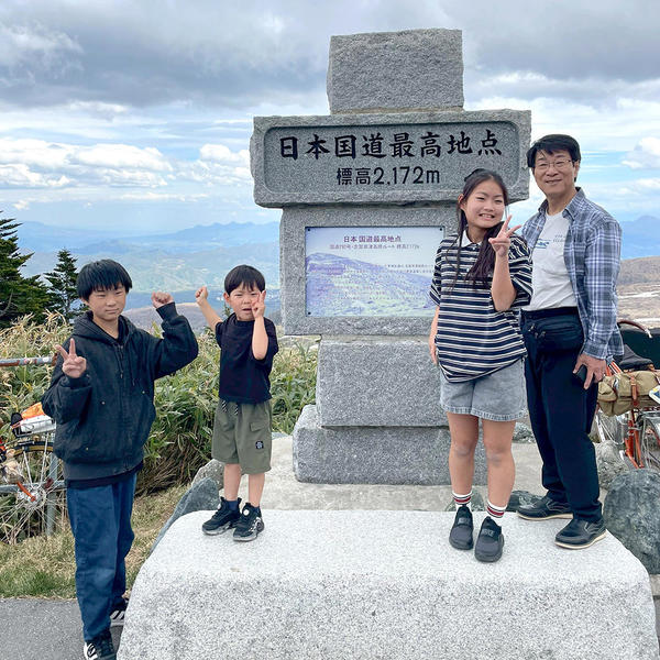 国道最高地点は寒かったです