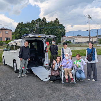 車いすの母とドライブ 富士市　A.K 様