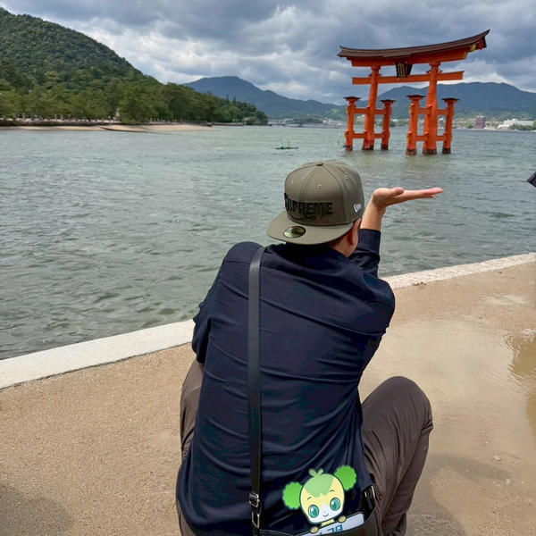 宮島の大鳥居!!