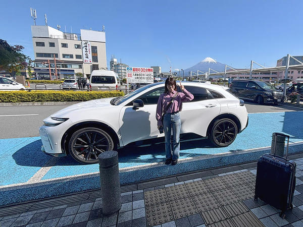 新富士駅で次女と合流